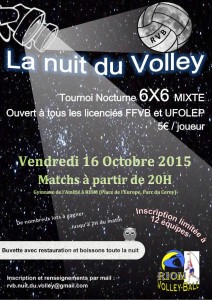 affiche nuit volley 2015